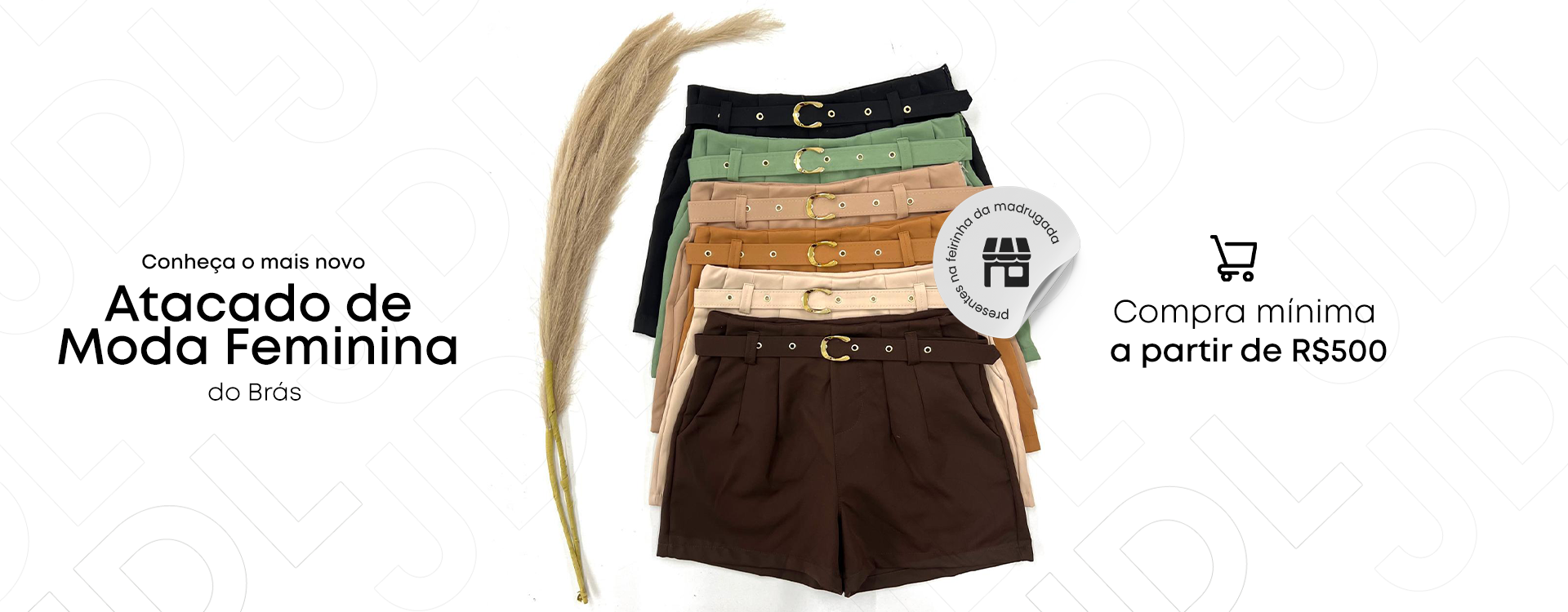 Shorts Alfaiataria Plus Size